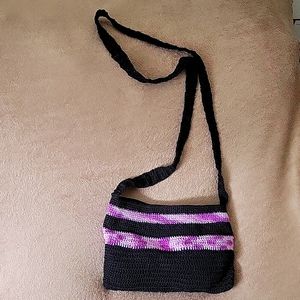 Women's Crochet Shoulder HandBag